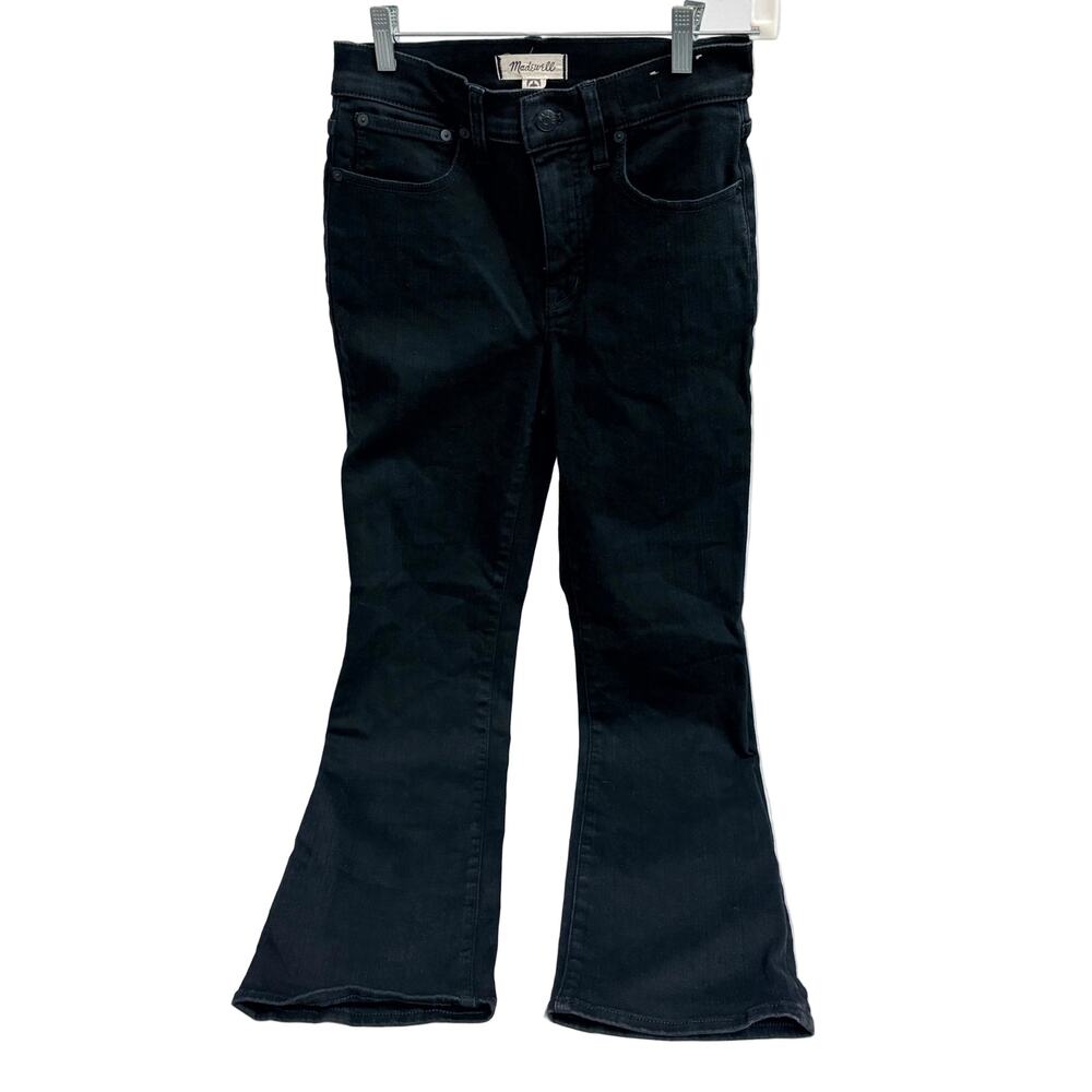 Madewell Mid-Rise Kick Out black jeans